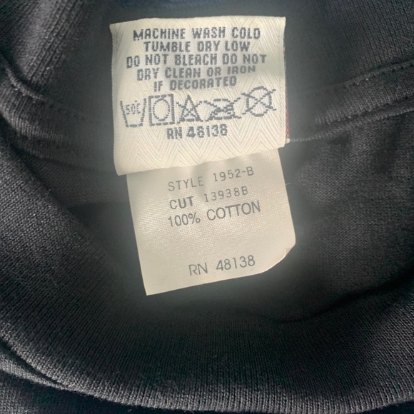 NUTMEG MILLS tampa bay lightning shirt vintage nutmeg mills NHL 1992 Size L - Picture 6 of 6